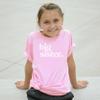 Bold Big Sister Colorful Sibling Reveal Announcement T-Shirt for Baby and Toddler Girls Sibling Outfits Pink Shirt 2T view 3