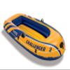 Intex Inflatable 2 Person Floating Boat Raft Set w/ Oars & Air Pump (3 Pack) view 3