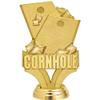 Crown Awards Cornhole Trophy, 7.25" Cornhole Champion Trophy with 5 Lines of Text Included, 50 Pack view 2
