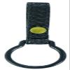 RYNO GEAR Basket Weave Synthetic Leather Ring Flashlight Holder (Gold Snap) view 1