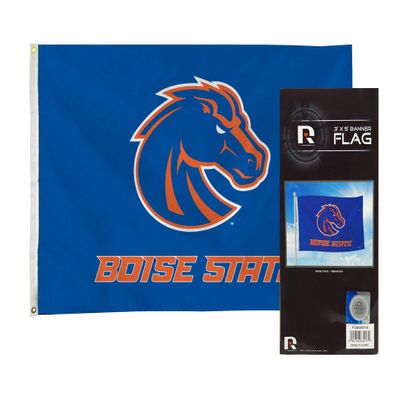 Boise State Broncos Indoor Outdoor 3 x 5 Banner Flag w/grommets for hanging