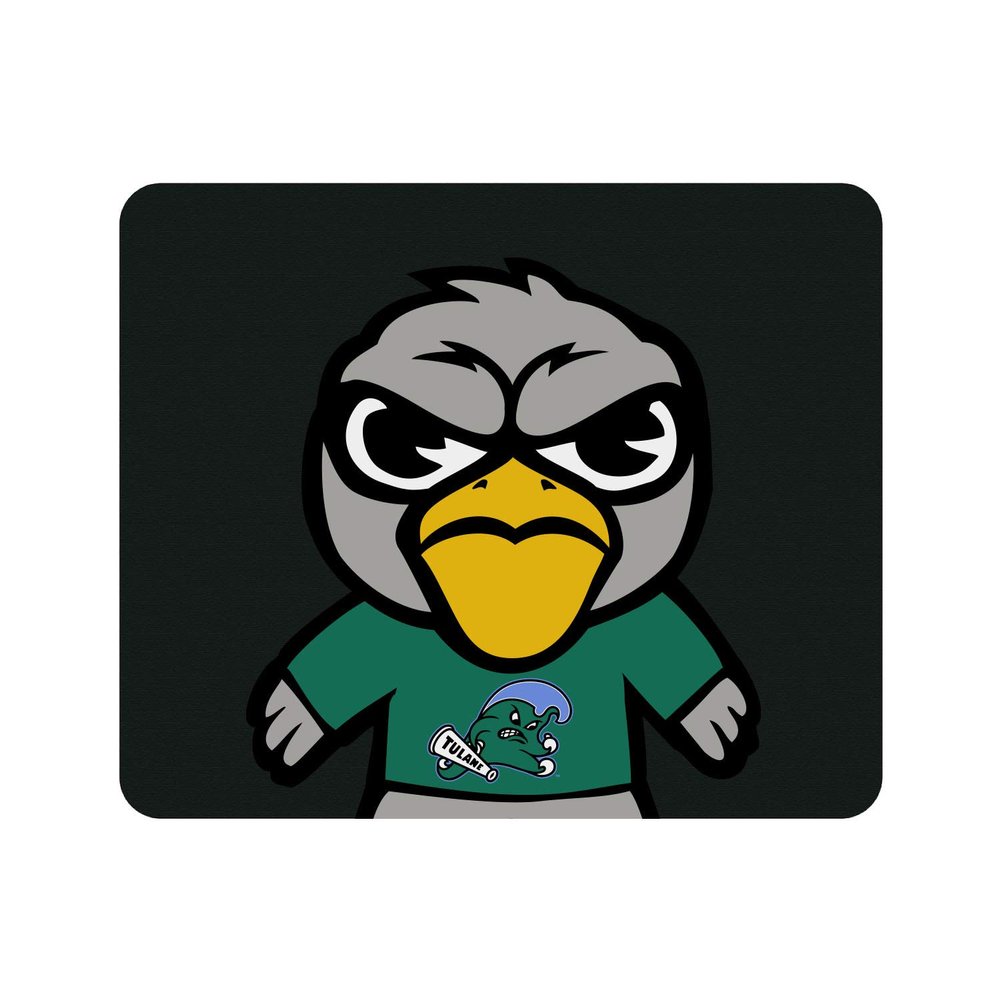 OTM Essentials Tulane University Standard Fabric Mouse Pad, Desk Accessories, Standard Fabric Gaming Mouse Pad, Tokyodachi Cropped