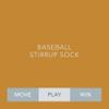 Augusta Sportswear Baseball Stirrup Sock Gold L view 4