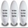 GBM Golf Ball Manufacturers Personalized 16" x 26" Golf Towel - 3 Personalized Golf Balls - 15 Golf Tees. Black Cotton Beach Towel - Great Gift for Golfers view 3