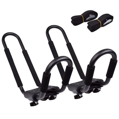 DORSAL Kayak Rack Set 2Pcs J-Bar Rack for Canoe SUP Board Boat On Roof Top Mount Crossbars