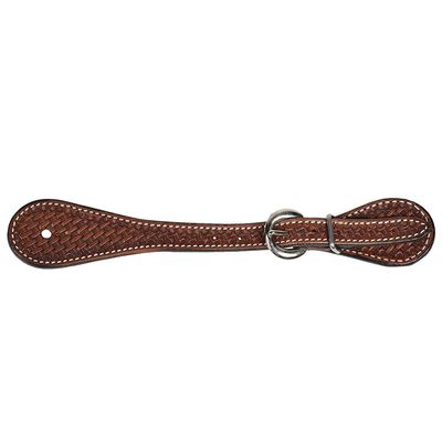 Professionals Choice Professional's Youth/Ladies Chestnut Sagebrush Basketweave Spur Straps Chestnut LADIES/YTH