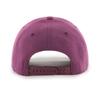 '47 Forty Seven Brand Anaheim Ducks Cold Zone Plum NHL MVP DP Curved Visor Snapback Cap view 2