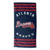 The Northwest Company MLB Atlanta Braves Beach Towel, Blue, 30 x 60 view 1