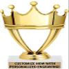 Golden Crown Trophies, 6" Gold Crown First Place Recognition Trophy, 10 Pack Prime view 1