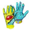 Battle Sports Yellow Alien Cloaked Wide Receiver Football Gloves, Ultra-Tack Sticky & Grip Gloves, No Slip - Adult X-Large view 2