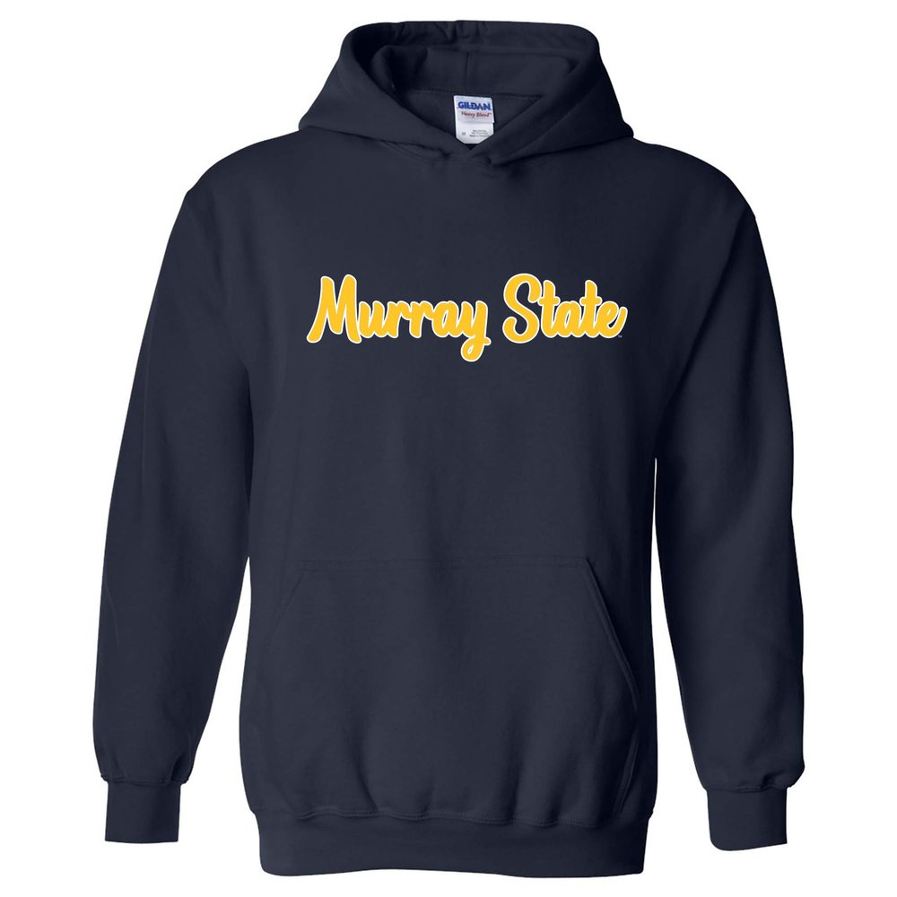 AH1240 - Murray State Racers Basic Script Hoodie - Small - Navy