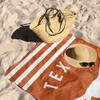 Northwest NCAA Texas Longhorns Unisex-Adult Beach Towel, 30" x 60", Stripes view 3