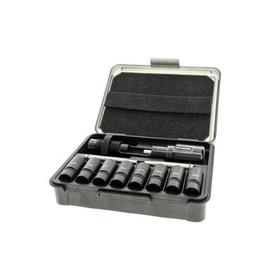 Frankford Arsenal Universal Bullet Seating Die for .224 to .338 Caliber with Micrometer Stem and Storage Case for Reloading, Black