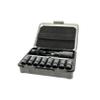 Frankford Arsenal Universal Bullet Seating Die for .224 to .338 Caliber with Micrometer Stem and Storage Case for Reloading, Black view 1