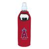Angels 1/2 Liter Water Bottle Neoprene Beverage Insulator Holder Cooler with Clip Baseball view 1