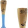 BamBooBat Adult Maple/Bamboo Hybrid Baseball Bat, Light Blue Handle/Natural Barrel 271 Balanced, 31" view 1