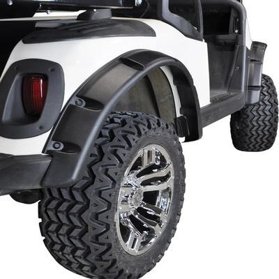GTW EZGO RXV Golf Cart Black Fender Flares (2008 to 2015) - Set of 4