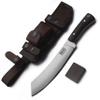 GCS Handmade G10 Handle D2 Tool Steel Tactical Hunting Knife with leather sheath Full tang blade designed for Hunting & EDC GCS 251