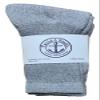 120 Pairs Of Yacht & Smith Wholesale Kids Crew Socks, Childrens Cotton Casual Crew Socks Size 6-8 (Gray) view 2