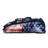 Boombah Beast Rolling Bat Bag 2.0-40" x 14" x 13" - Old Glory Navy/Red/White - Holds 8 Bats, Glove and Shoe Compartments view 4