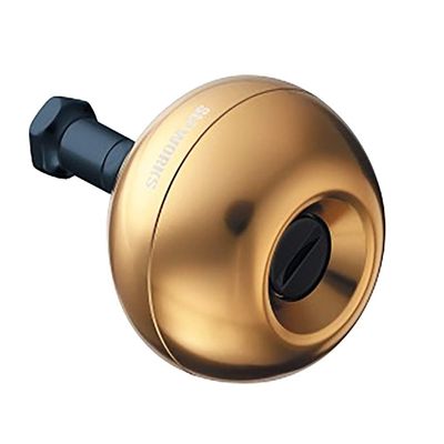Daiwa SLP Works RCS L Compatible Aluminum Round Knob, Gold