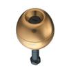  Daiwa SLP Works RCS L Compatible Aluminum Round Knob, Gold view 2