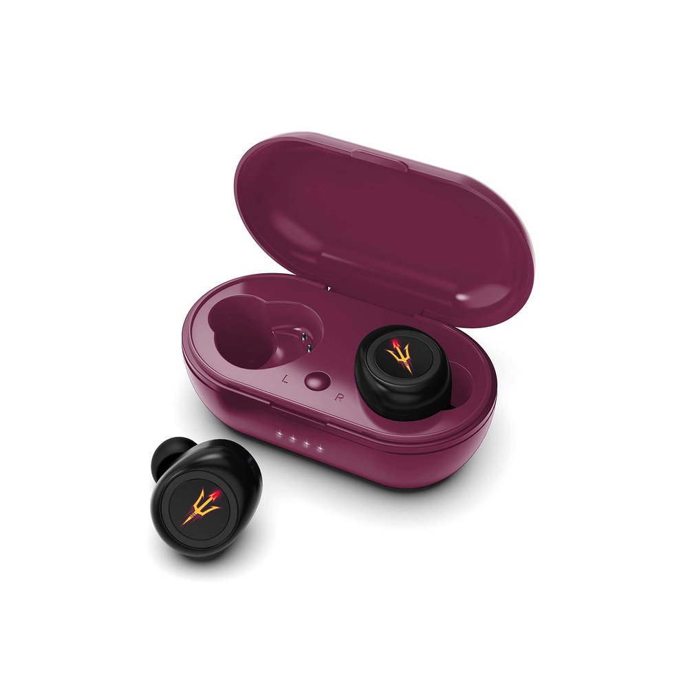 NCAA Arizona State Sun Devils True Wireless Earbuds, Team Color