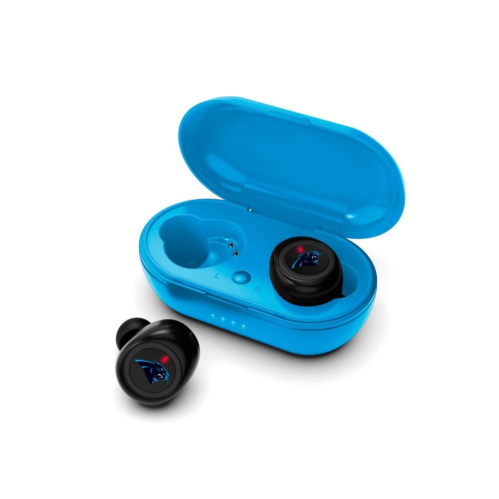 SOAR NFL True Wireless Earbuds, Carolina Panthers
