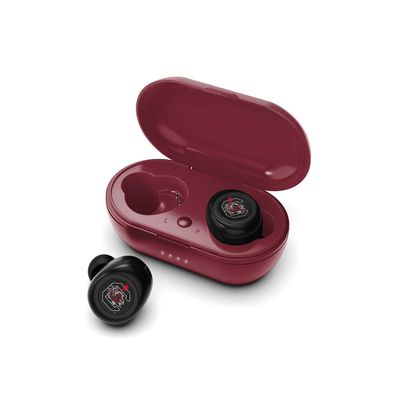 NCAA South Carolina Fighting Gamecocks True Wireless Earbuds, Team Color