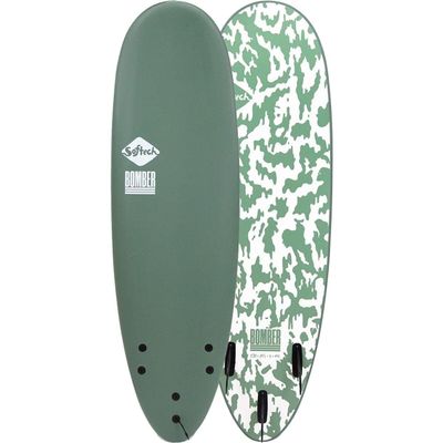 Softech Bomber Surfboard Smoke Green/White, 5ft 10in
