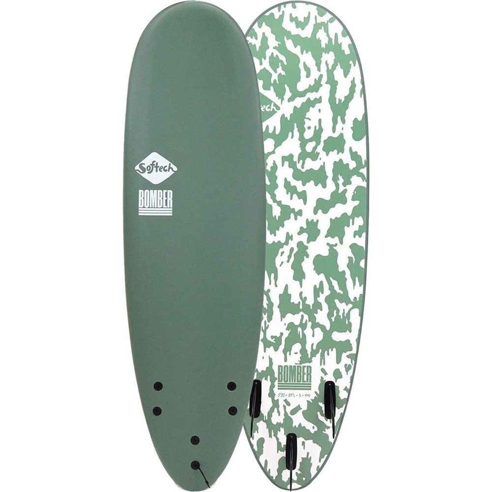 Softech Bomber Surfboard Smoke Green/White, 5ft 10in