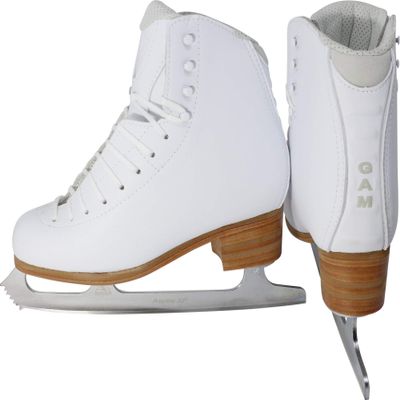 Jackson Ultima Figure Ice Skates GAM Silver Label 780 + Aspire XP Blades Adult - Women Narrow 6.5