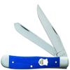 Case WR XX Pocket Knife Trapper - Blue G-10 Item #16740 - (10254 SS) - Length Closed: 4 1/8" Inches view 1