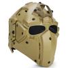 Tactical Airsoft Full Face Protection, Terminator Helmet with Mask Goggles. Used for Military Role-Playing Movie Props Hunting Paintball Shooting view 2