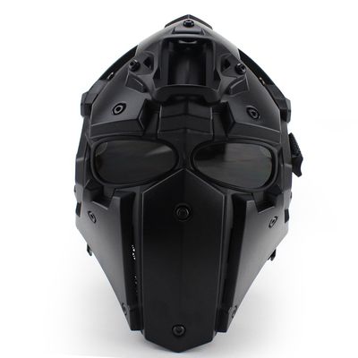 Tactical Airsoft Full Face Protection, Terminator Helmet with Mask Goggles. Used for Military Role-Playing Movie Props Hunting Paintball Shooting