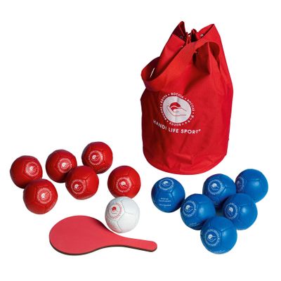 Handi Life Sport Boccia New Standard Set, 13 Boccia Balls & Referee Paddle