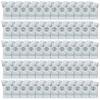 120 Pairs Of Yacht & Smith Wholesale Kids Crew Socks, Childrens Cotton Casual Crew Socks Size 4-6 (White) view 1