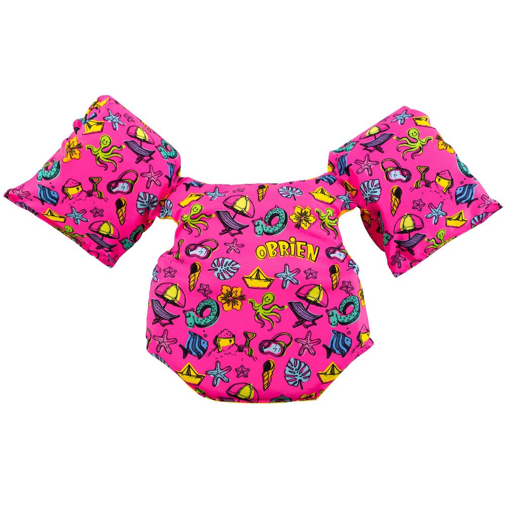 O'Brien Water Bug Kids Life Jacket, Pink, 33-55lbs