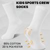 36 Pairs Of Yacht & Smith Wholesale Kids Crew Socks, Childrens Cotton Casual Crew Socks Size 4-6 (White) view 4