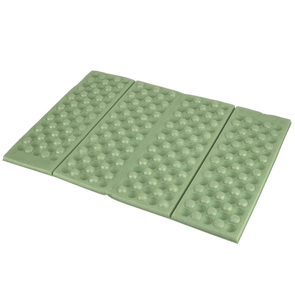 VGEBY1 Outdoor Foldable Foam Garden Cushion Seat Pad Camping Portable Folding Mat High Resilience and Good Elasticity(Blue+Black) (Green+Black)