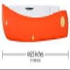 Case WR XX Pocket Knife Orange Synthetic Sod Buster Item #80512 - (4138 SS) - Length Closed: 4 5/8 Inches view 2