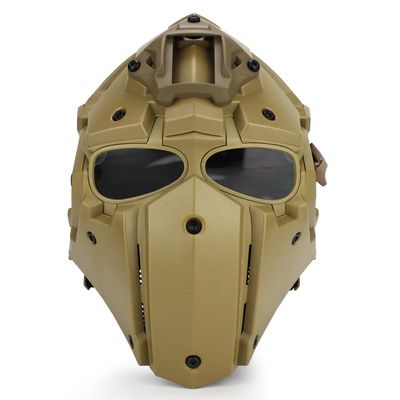 Tactical Airsoft Full Face Protection, Terminator Helmet with Mask Goggles. Used for Military Role-Playing Movie Props Hunting Paintball Shooting
