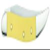 Case WR XX Pocket Knife Yellow Synthetic SS - Small Texas Toothpick Item #81095 - (310096 SS) - Length Closed: 3 Inches view 3