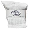 48 Pairs Of Yacht & Smith Wholesale Kids Crew Socks, Childrens Cotton Casual Crew Socks Size 4-6 (White) view 2