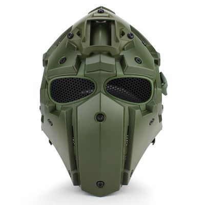 Tactical Airsoft Full Face Protection, Terminator Helmet with Mask Goggles. Used for Military Role-Playing Movie Props Hunting Paintball Shooting