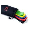 EZKAMI Resistance Bands, Exercise Bands for Booty, Crossfit, Stretching, Strength Training, Physical Therapy, Home Fitness, Workout Bands,Set of 5, 12" x 2", Black, Red, Blue, Yellow, Green view 2