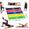 EZKAMI Resistance Bands, Exercise Bands for Booty, Crossfit, Stretching, Strength Training, Physical Therapy, Home Fitness, Workout Bands,Set of 5, 12" x 2", Black, Red, Blue, Yellow, Green view 3