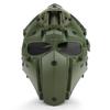 Tactical Airsoft Full Face Protection, Terminator Helmet with Mask Goggles. Used for Military Role-Playing Movie Props Hunting Paintball Shooting view 1