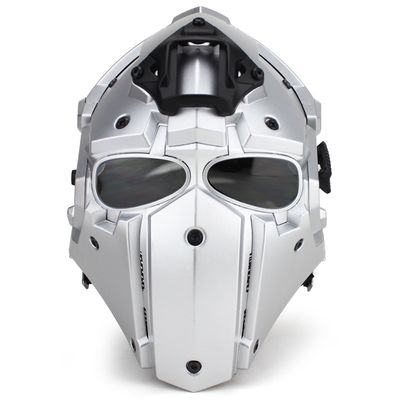 Tactical Airsoft Full Face Protection, Terminator Helmet with Mask Goggles. Used for Military Role-Playing Movie Props Hunting Paintball Shooting
