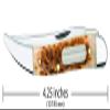 Case WR XX Pocket Knife Fishing Knife Amber Jig Bone Item #10726 - (620094F SS) - Length Closed: 4 1/4 Inches view 2